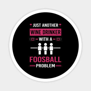 Wine Drinker Foosball Magnet